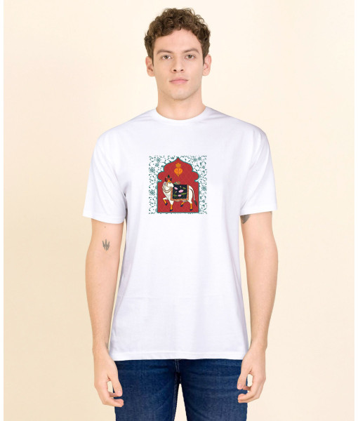 Cow Pichhwai Print T-Shirt