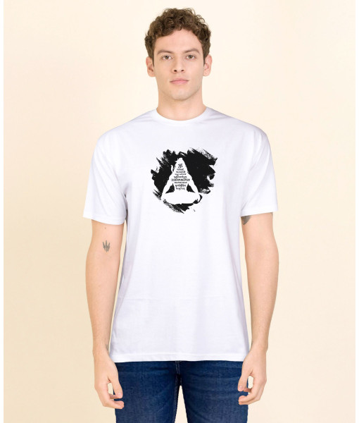 Shiva Mahamrityunjay Mantra Print T-Shirt