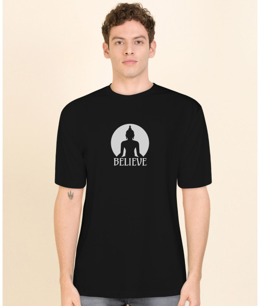 Buddha Believe Printed T-Shirt