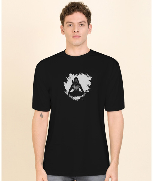 Shiva Mahamrityunjay Mantra Print T-Shirt