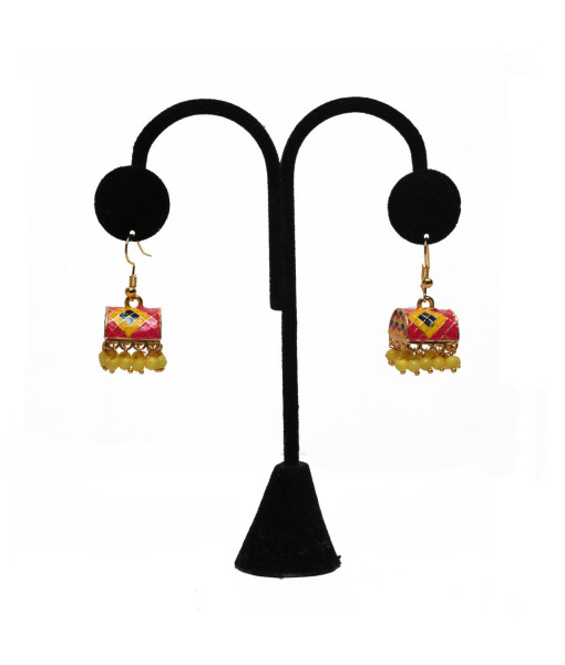 Elegant Meenakari Earrings - Traditional Indian Jewelry