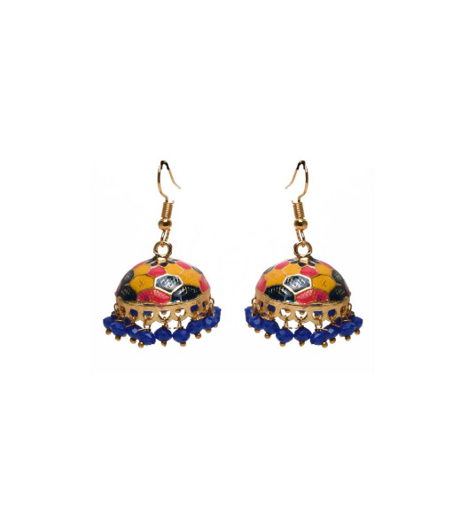 Vintage Imitation Jhumki Set - Traditional Handcrafted Jewelry | Sanaatani