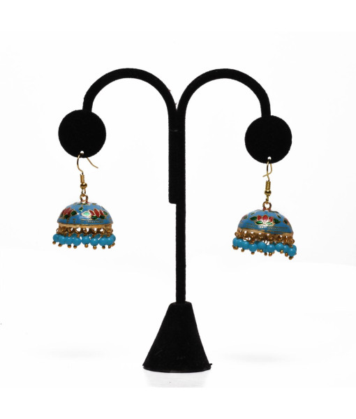 Traditional Imitation Jhumki Set - Handcrafted Jewelry