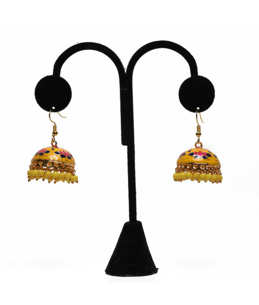 Traditional Imitation Jhumki Set - Handcrafted Jewelry
