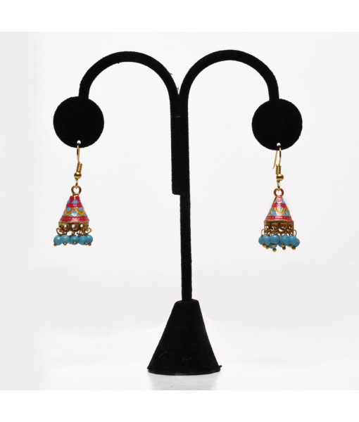 Traditional Imitation Jhumki Set - Handcrafted Jewelry
