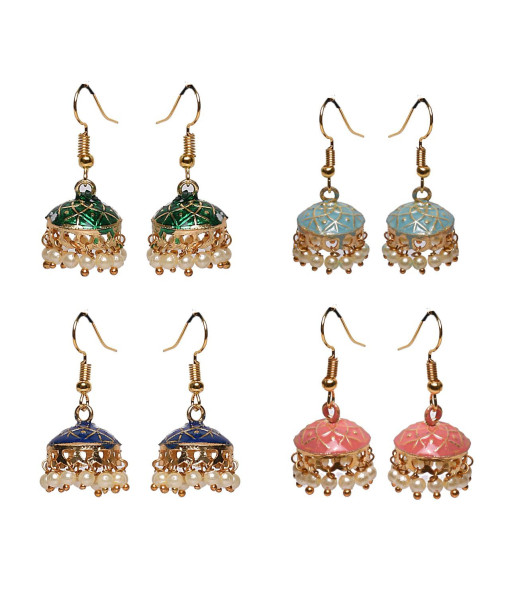 Handcrafted Meenakari Earrings - Perfect for Every Occasion | Sanaatani