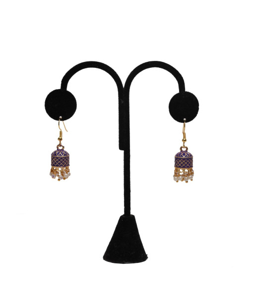 Traditional Imitation Jhumki Set - Handcrafted Jewelry