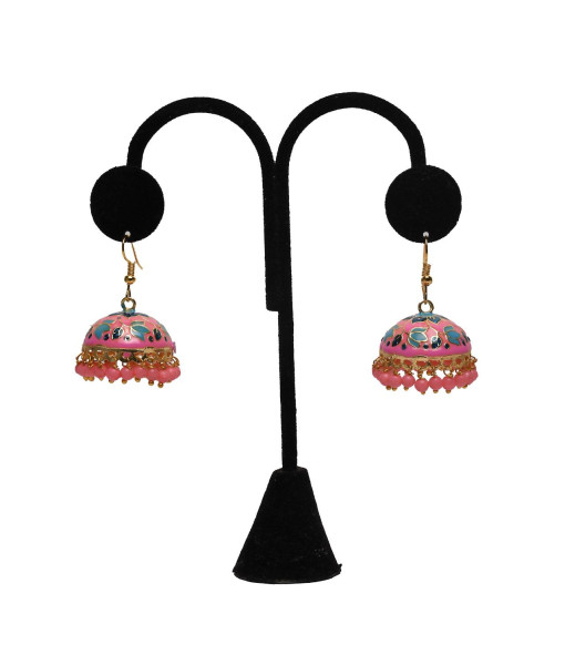 Traditional Imitation Jhumki Set - Handcrafted Jewelry