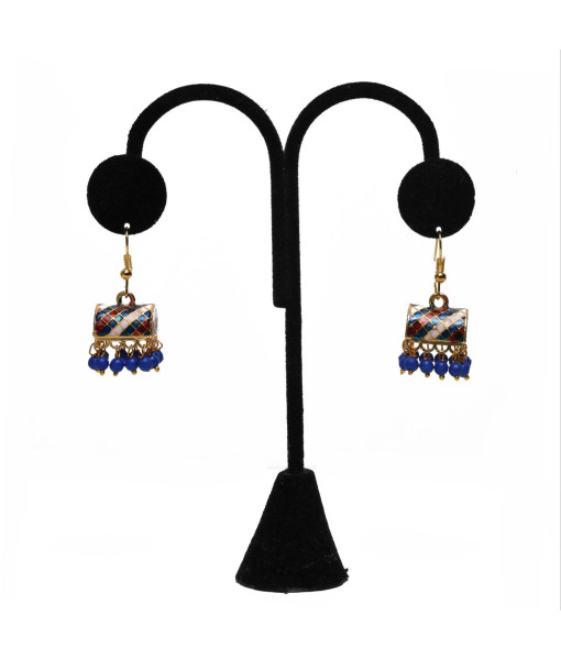 Elegant Meenakari Earrings - Traditional Indian Jewelry