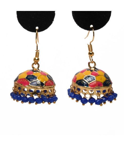 Vintage Imitation Jhumki Set - Traditional Handcrafted Jewelry | Sanaatani