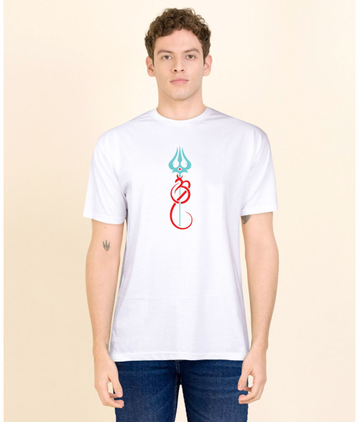 Trishul Print T-Shirt