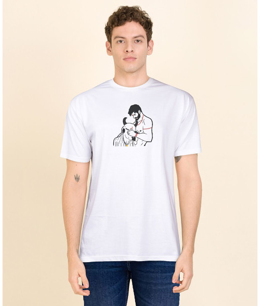 Nandi And Mahadev Print T-Shirt