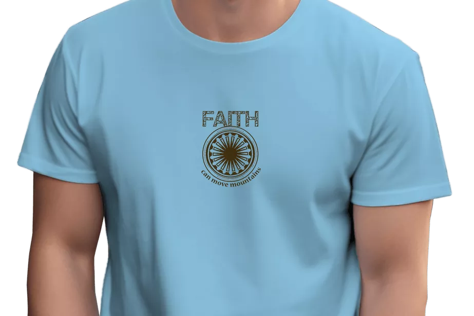 Faith Can Move Mountain Printed T-Shirt - Image 25
