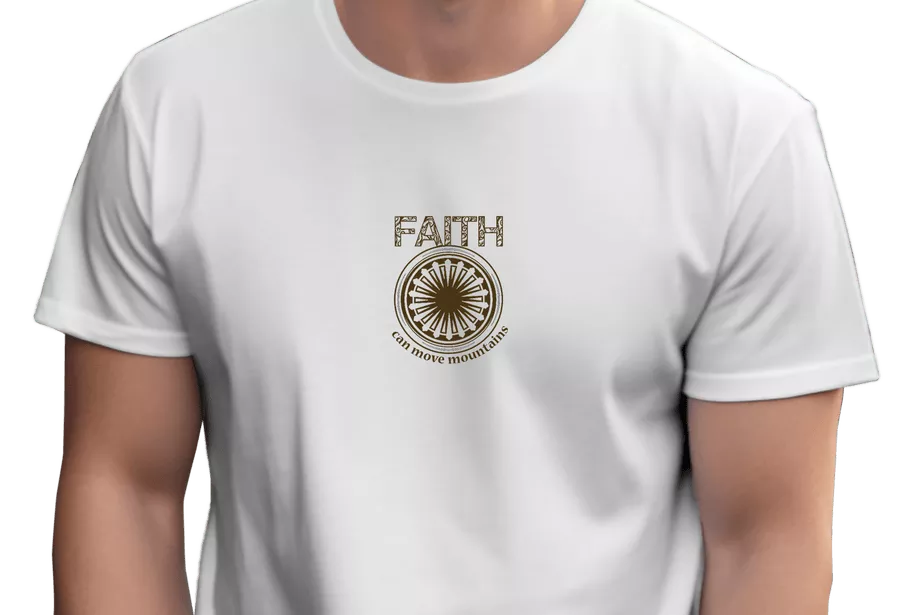 Faith Can Move Mountain Printed T-Shirt - Image 10