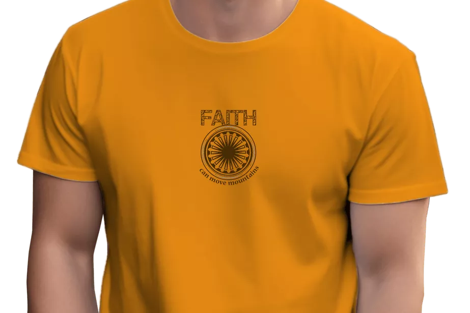 Faith Can Move Mountain Printed T-Shirt - Image 5