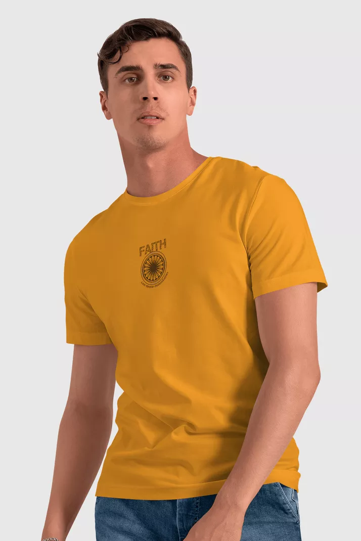 Faith Can Move Mountain Printed T-Shirt - Image 3