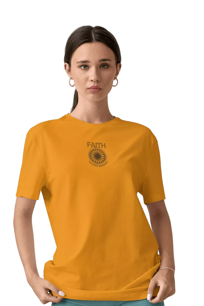 Faith Can Move Mountain Printed T-Shirt - Image 2