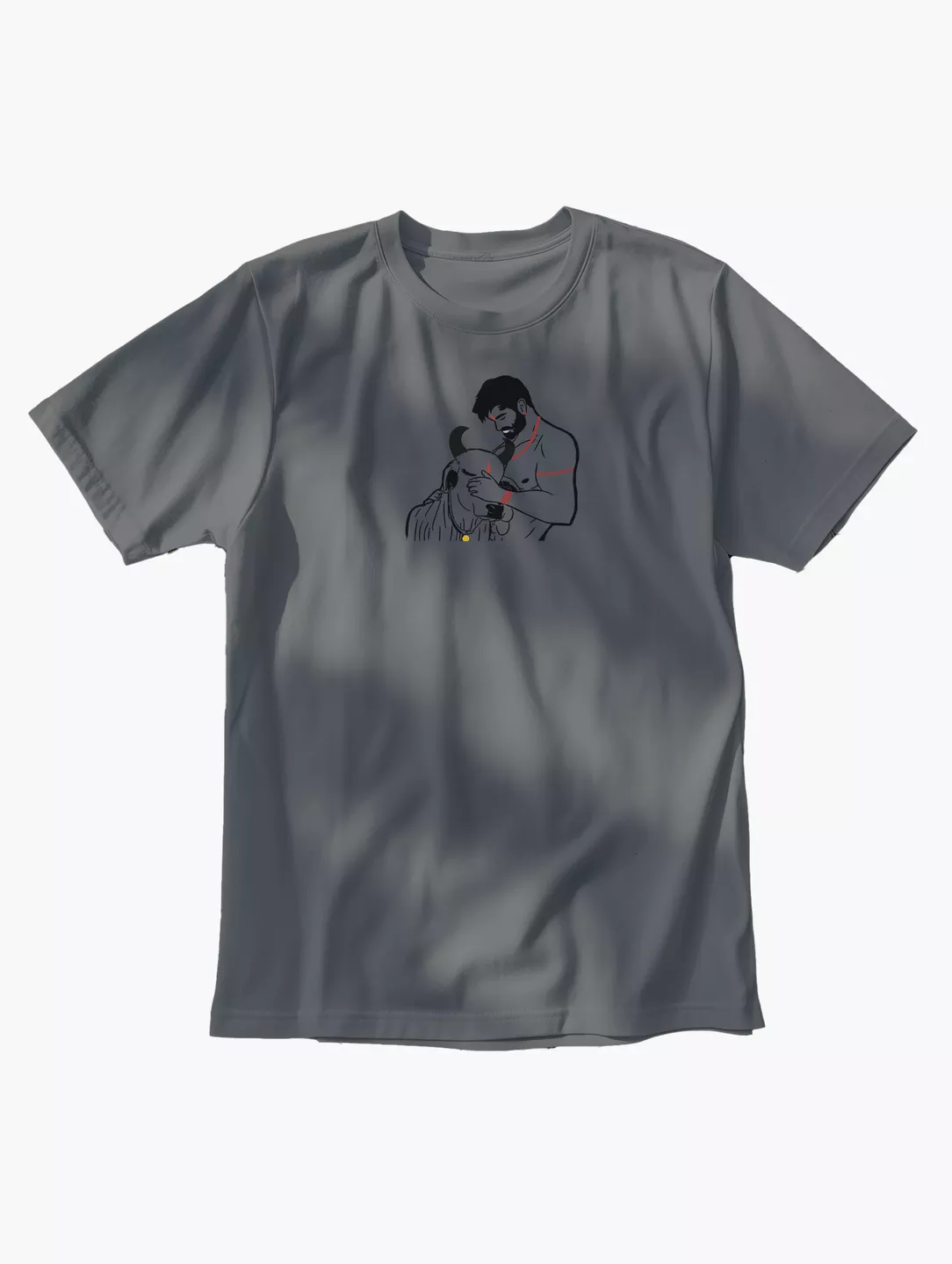 Nandi And Mahadev Print T-Shirt - Image 24