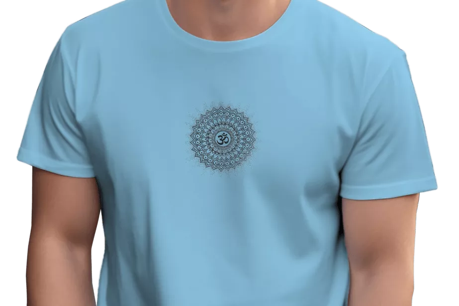 Om Print T-Shirt - Image 11
