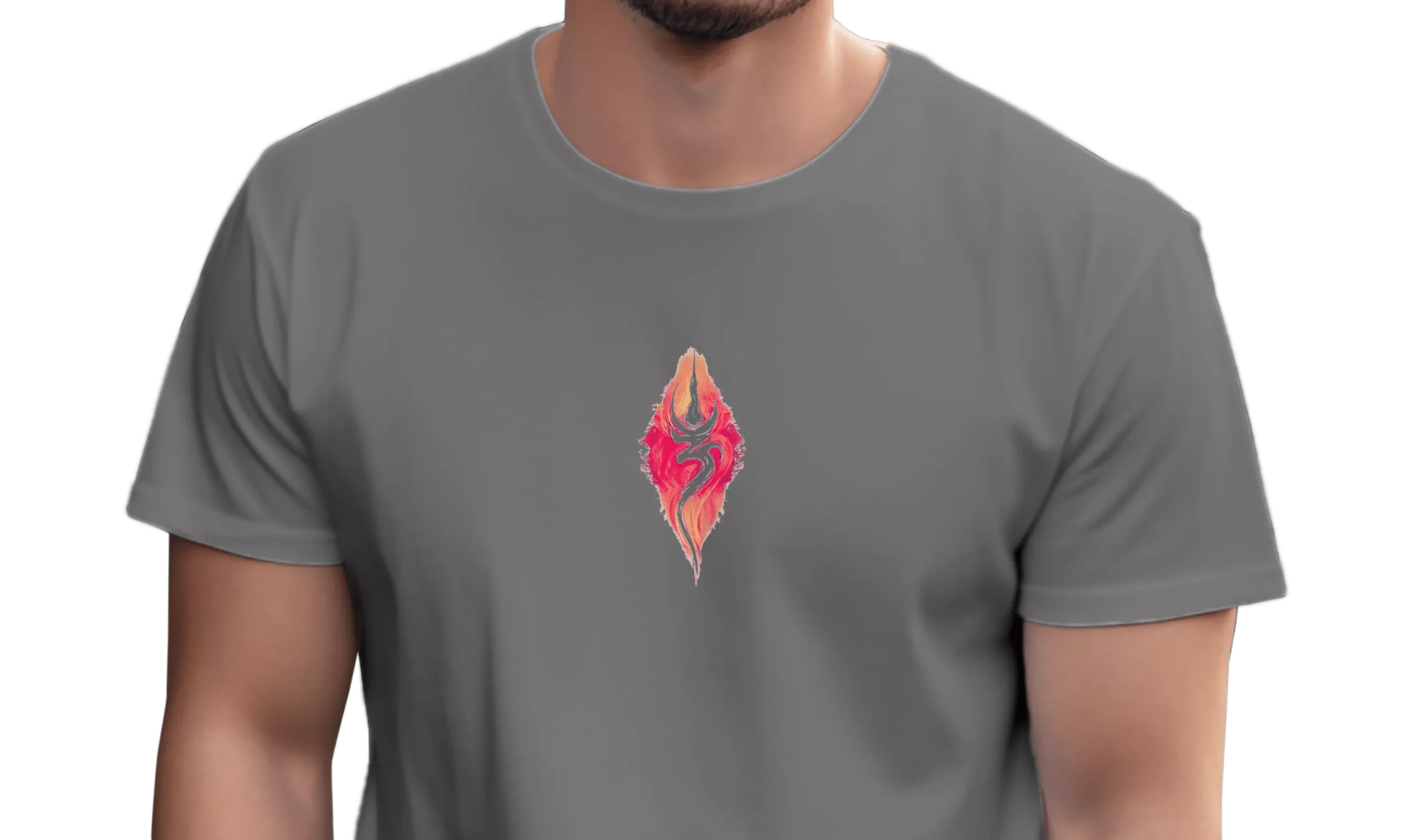 Om Print T-Shirt - Image 30