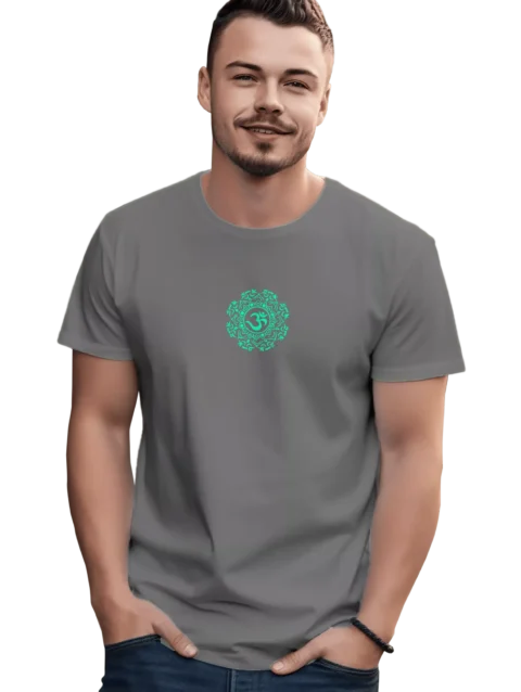 Om mandala Print T-Shirt