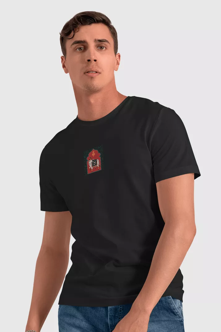 Cow Pichhwai Print T-Shirt - Image 17