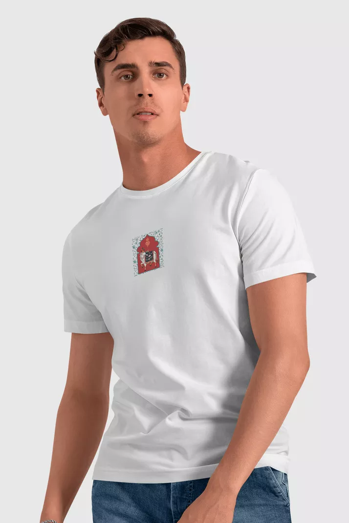 Cow Pichhwai Print T-Shirt - Image 11