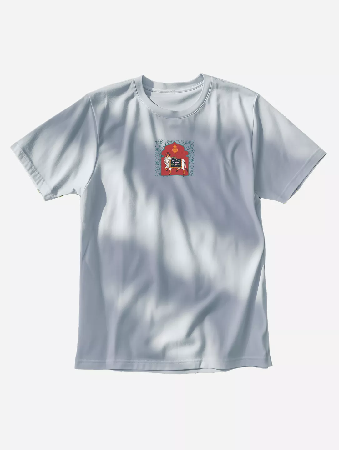 Cow Pichhwai Print T-Shirt - Image 10