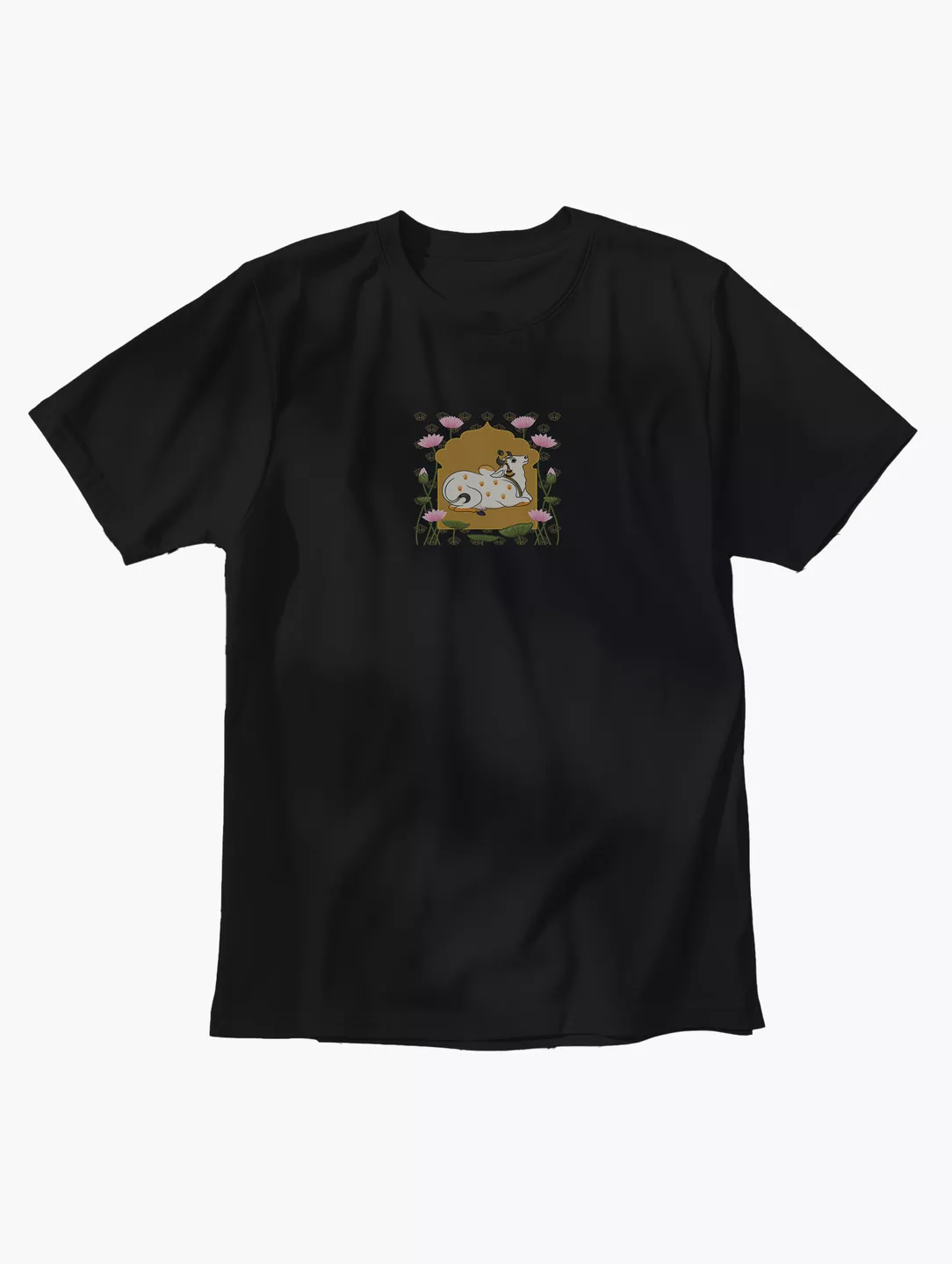 Cow Pichhwai Print T-Shirt - Image 17