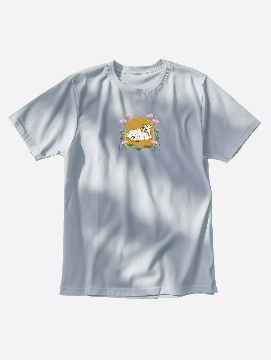 Cow Pichhwai Print T-Shirt - Image 5