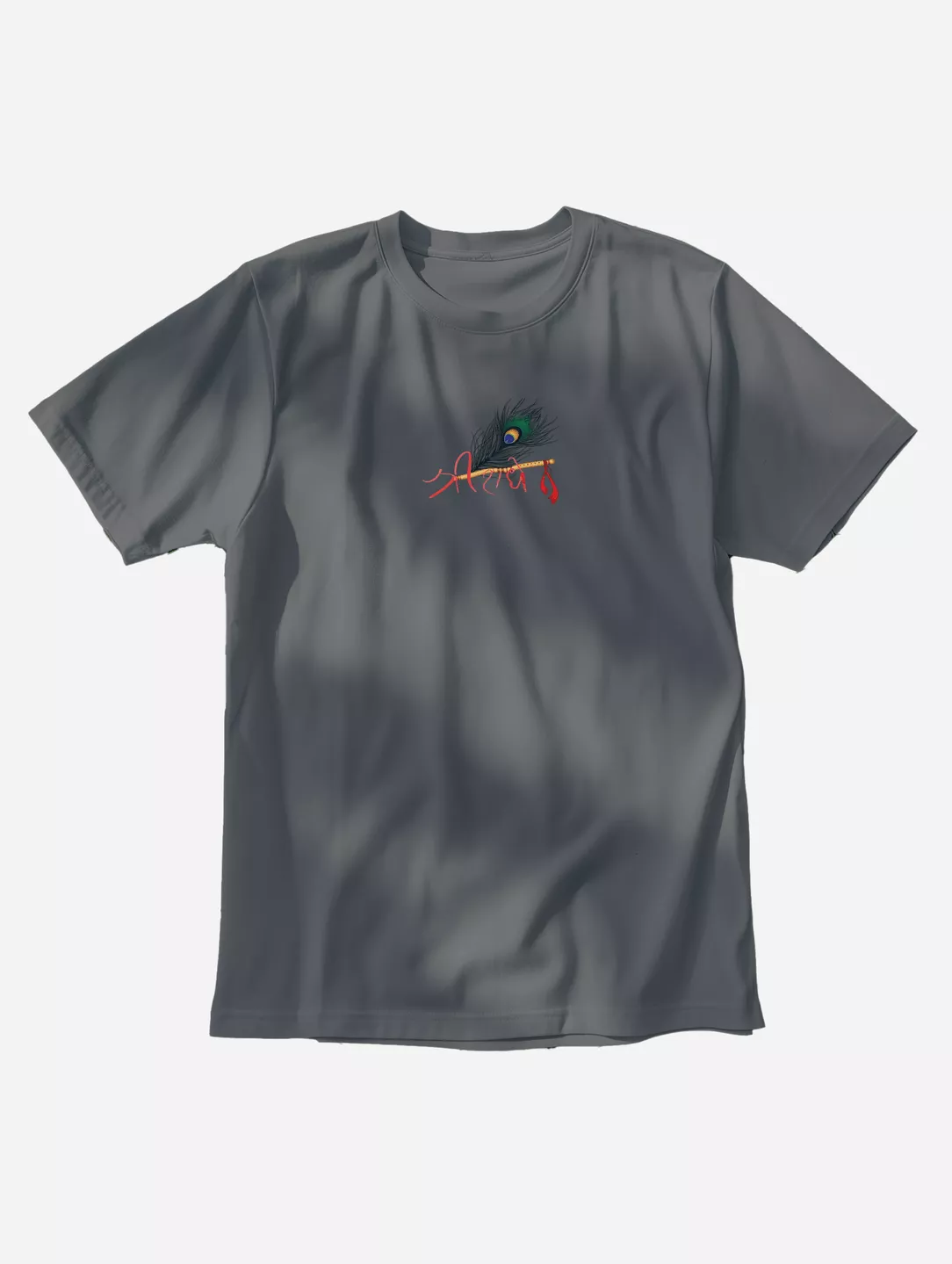 Shree Radhe Morpankh print T-Shirt - Image 17