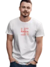 Swastik Printed T-Shirt - Auspicious Hindu Symbol | Sanaatani