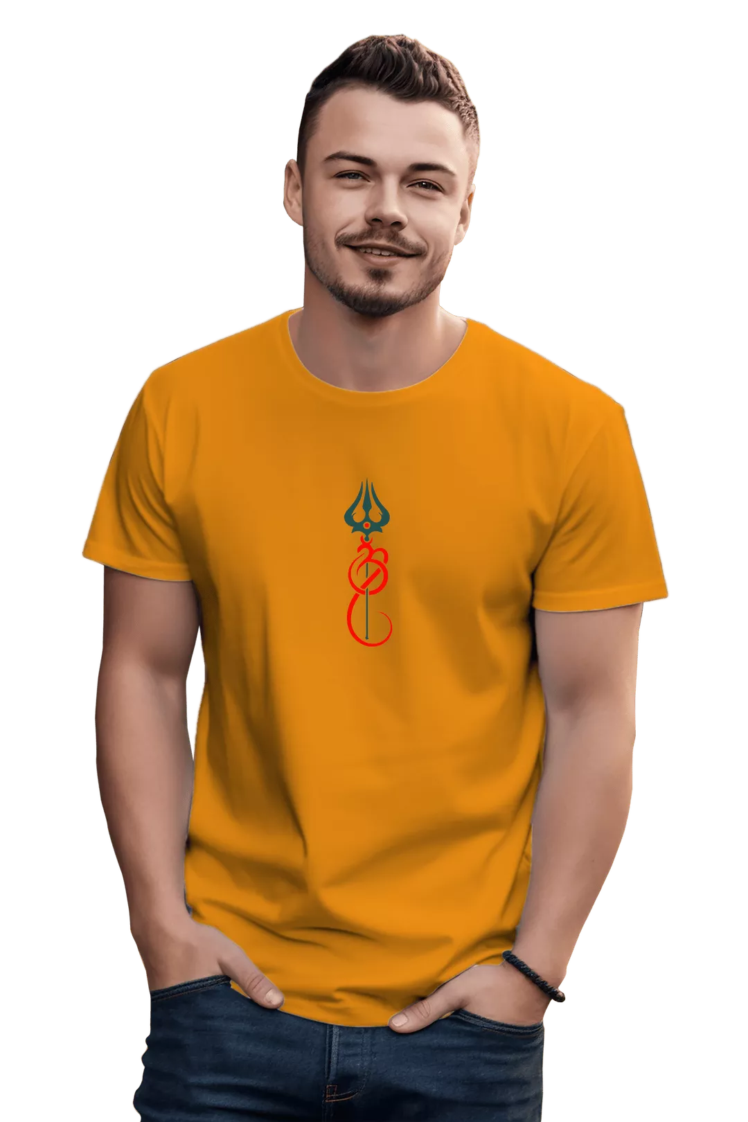 Trishul Print T-Shirt - Image 23