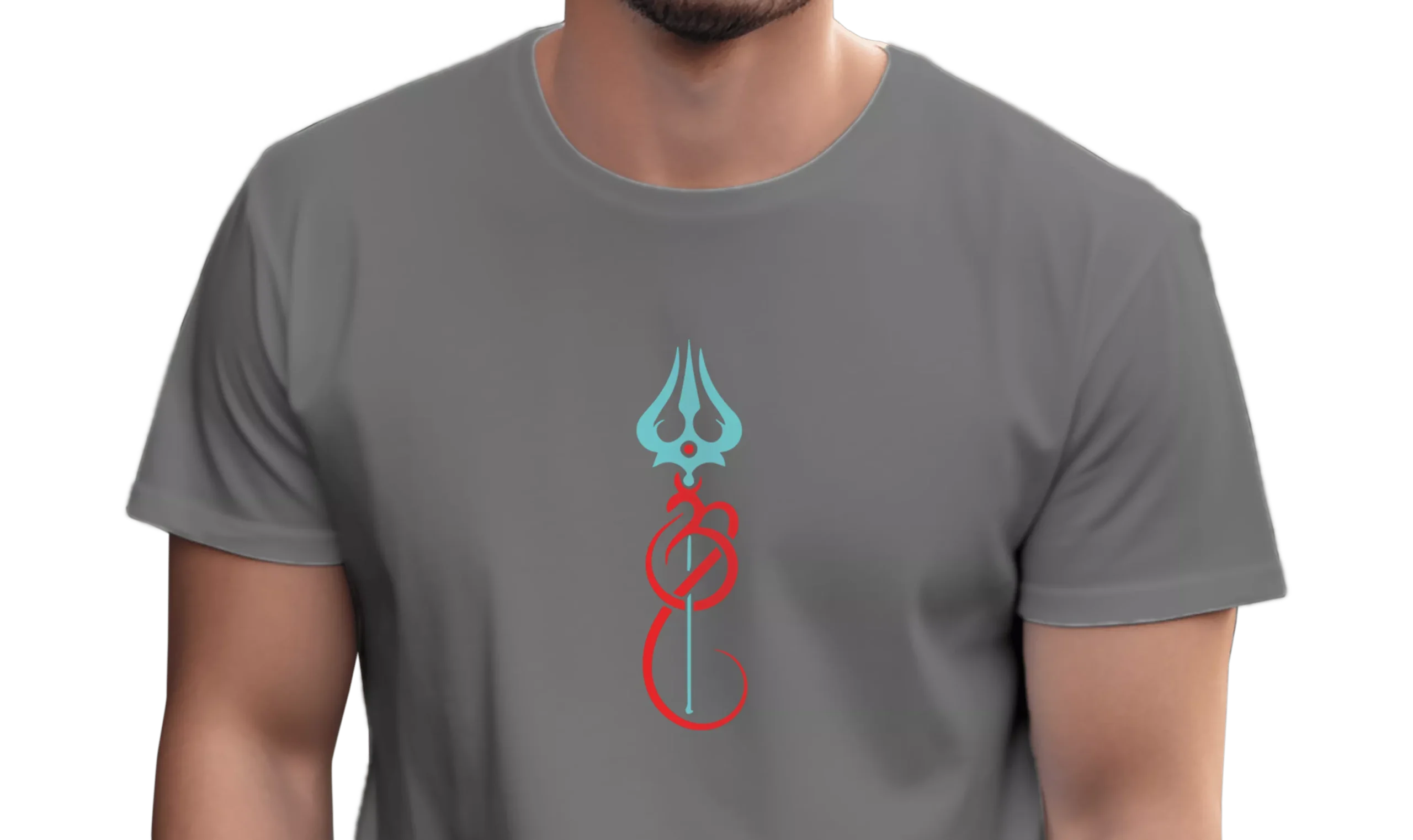 Trishul Print T-Shirt - Image 12