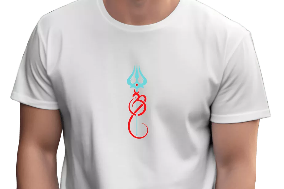 Trishul Print T-Shirt - Image 4