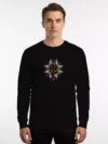 Trishul Damru Print Crewneck Sweatshirt - Lord Shiva | Sanaatani