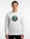 Yogi & Buddha Graphics Crewneck Sweatshirt - Spiritual Path | Sanaatani
